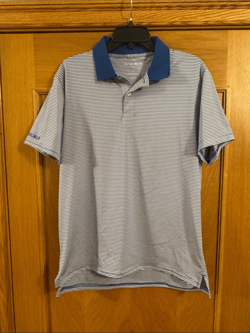 Bonobos Men’s Performance Golf Striped Polo Shirt Size Small Standard Fit